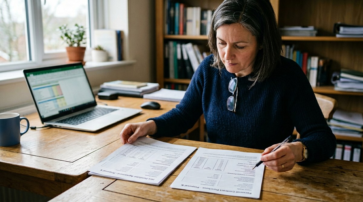 Reviewing car finance documents — refinancing UK motor finance